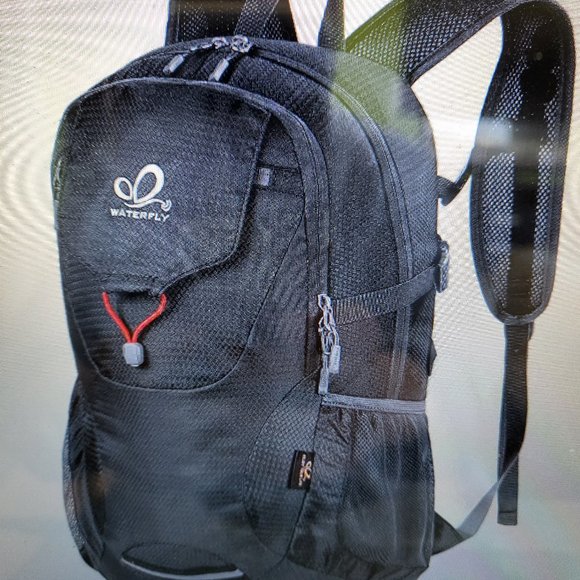 WATERFLY Lightweight Packable Hiking Backpack Foldable Travel Daypack Ultralight - Picture 1 of 3